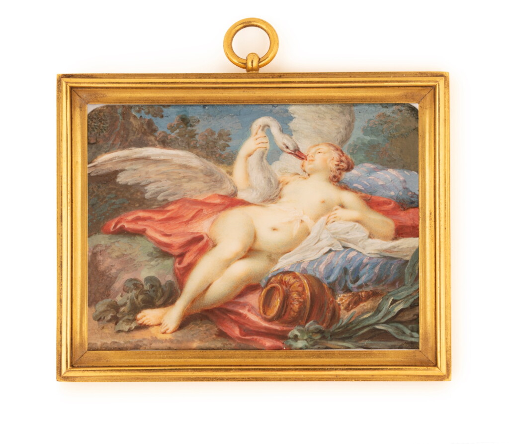 View full screen - View 1 of Lot 276. Leda and the swan, circa 1750.