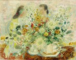LE PHO 黎譜 | JEUNES FILLES AUX CHRYSANTHÈME BLANCS (YOUNG GIRLS WITH WHITE CHRYSANTHEMUMS) 少女與白菊花