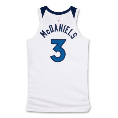 View full screen - View 1 of Lot 19. Jaden McDaniels ‘Christmas Day’ Minnesota Timberwolves 2025-2026 Game Worn Association Edition Jersey.