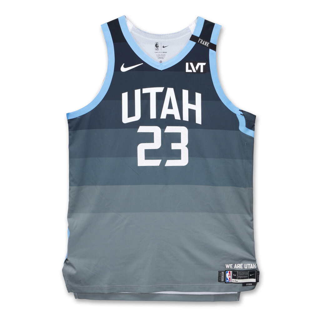 View full screen - View 1 of Lot 63. Lauri Markkanen Utah Jazz 2025-2026 Game Worn City Edition Jersey.