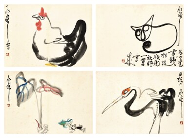 View full screen - View 1 of Lot 3135. DING YANYONG 丁衍庸 | VARIOUS SUBJECTS 雜冊.