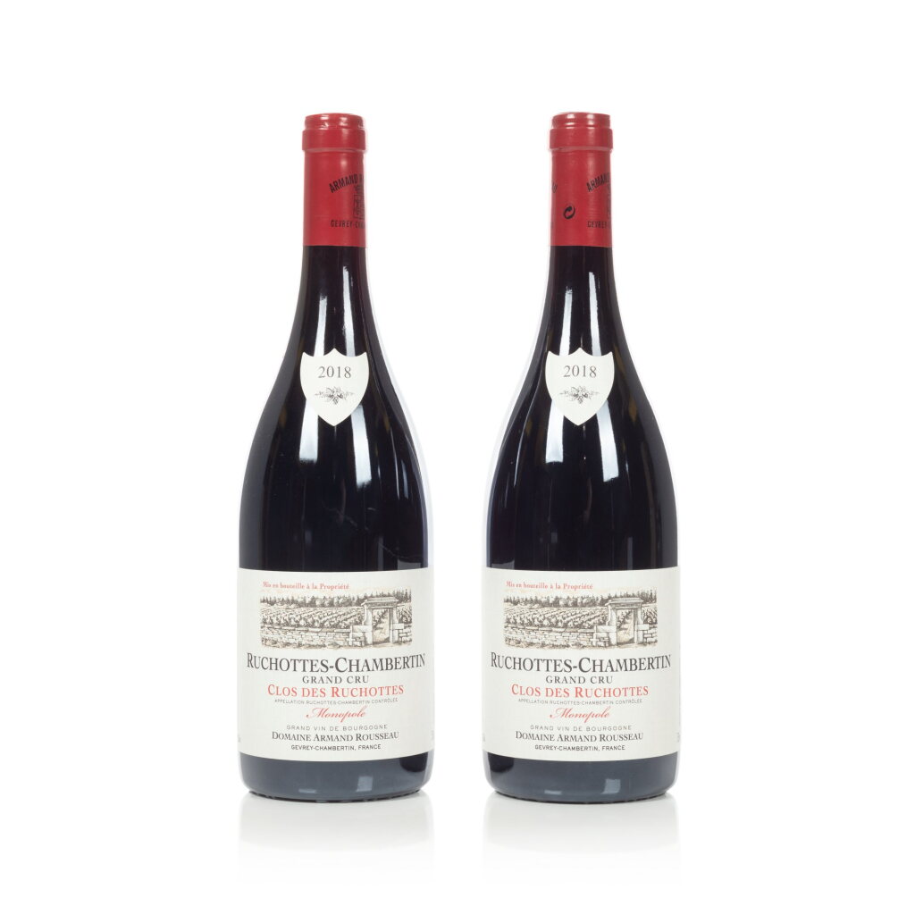 View full screen - View 1 of Lot 439. Ruchottes Chambertin, Clos des Ruchottes 2018 Domaine Armand Rousseau (2 BT).