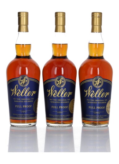 View full screen - View 1 of Lot 285. Weller Full Proof 114 Proof NV (3 Bottles 75cl).