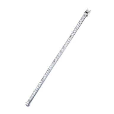 View full screen - View 1 of Lot 179. Bracelet diamants | Diamond bracelet.