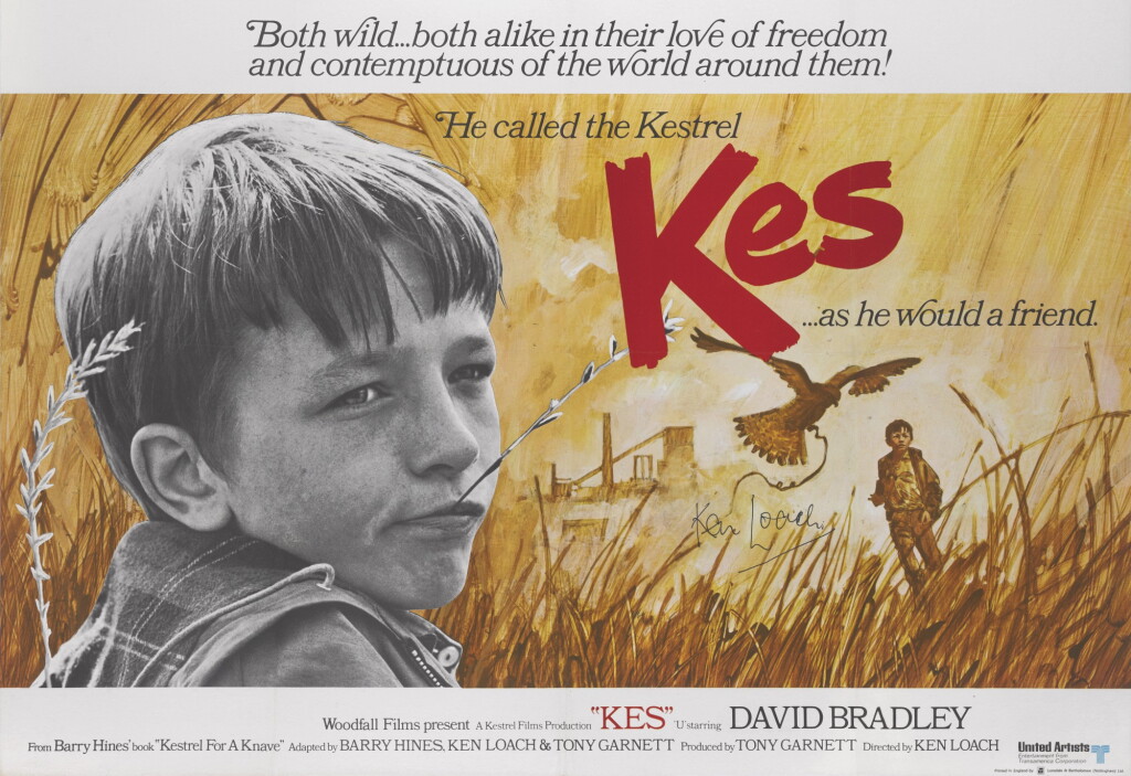 View full screen - View 1 of Lot 146. KES (1969) POSTER, BRITISH, SIGNED BY KEN LOACH.