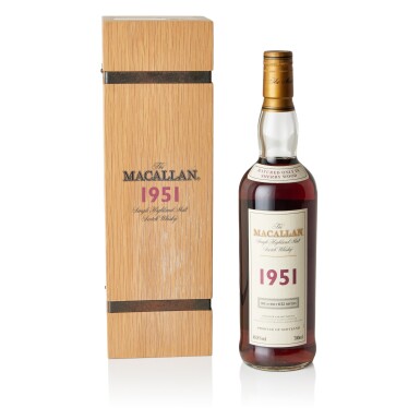 View full screen - View 1 of Lot 6005. The Macallan 48.8 abv 1951 (1 BT70).