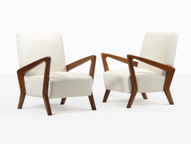 View full screen - View 1 of Lot 23. Pair of Armchairs.