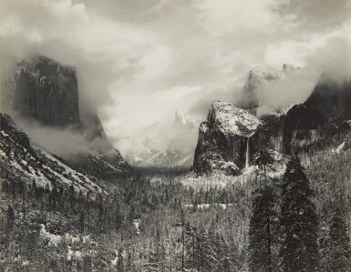 View full screen - View 1 of Lot 3. Clearing Winter Storm, Yosemite National Park, California.