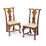 A Pair of Queen Anne Side Chairs, Philadelphia, Pennsylvania, the shop of William Savery (1722-1787), circa 1755