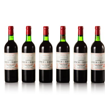 View full screen - View 1 of Lot 177. Château Lynch Bages 1975 (6 BT).
