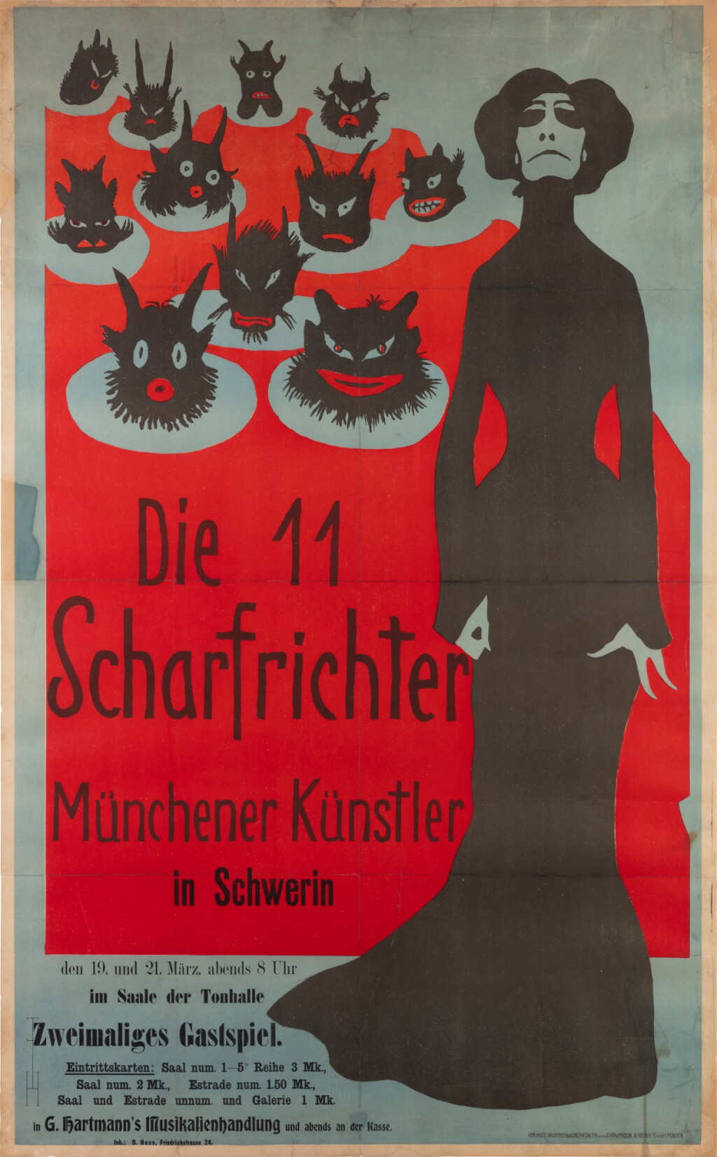 View full screen - View 1 of Lot 228. Die 11, Scharfrichter.