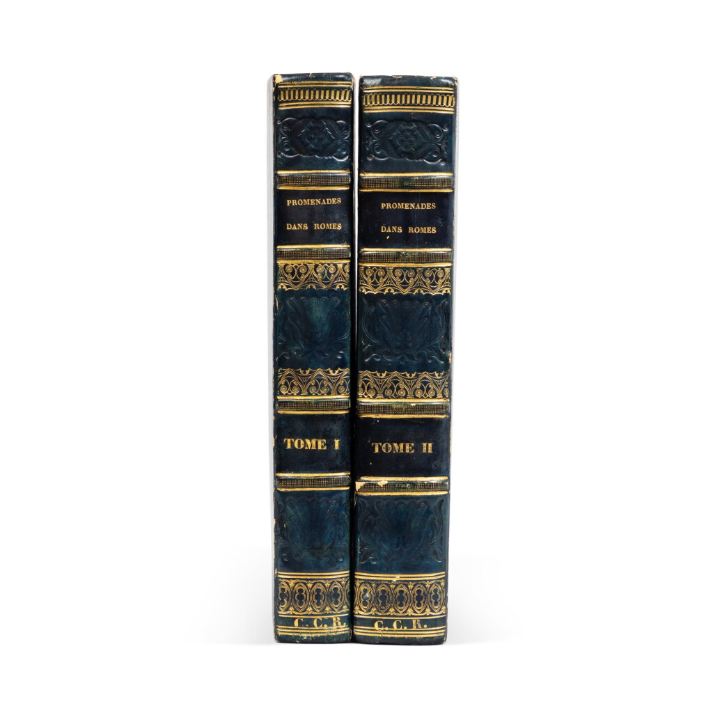 View full screen - View 1 of Lot 57. Promenades dans Rome. Paris, Delaunay, 1829. Édition originale en reliure de l'époque..
