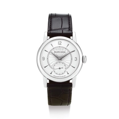 全螢幕檢視 - 查看2293PHILIPPE DUFOUR | SIMPLICITY A WHITE GOLD WRISTWATCH, MADE IN 2011 " | Simplicity 白金腕錶,機芯編號167,2011年製"的1