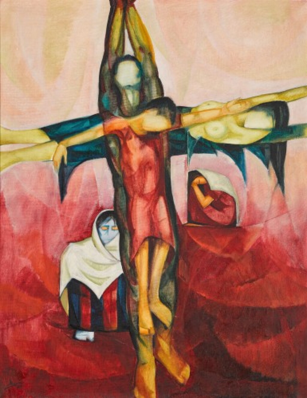 View full screen - View 1 of Lot 18. ISMAEL SHAMMOUT | CRUCIFIXION.