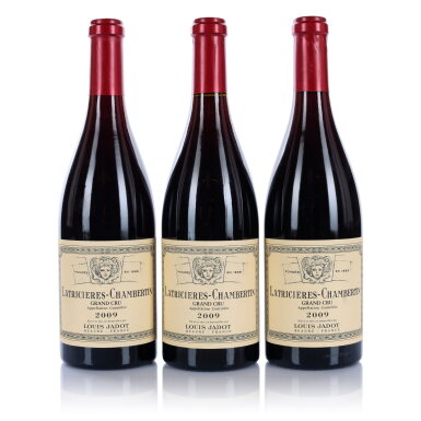 View full screen - View 1 of Lot 369. Latricières Chambertin 2009 Louis Jadot (3 BT).