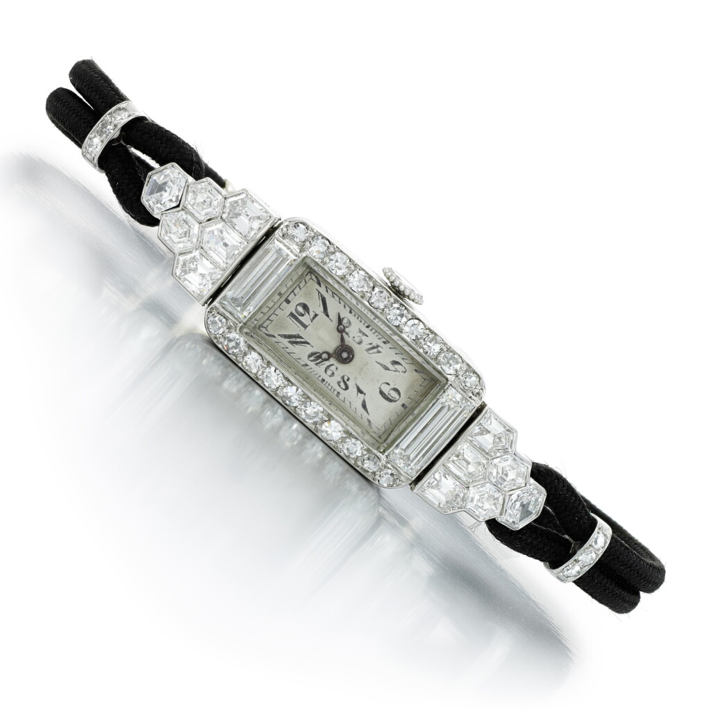 全萤幕检视 - 查看147Lady's diamond cocktail watch, circa 1930的1