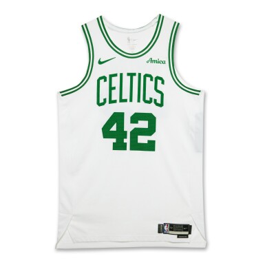 View full screen - View 1 of Lot 35. Al Horford Boston Celtics 2025 NBA Playoffs Eastern Conference Round 1 Game Worn Association Edition Jersey | Game 1.