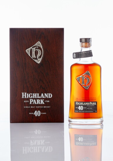 View full screen - View 1 of Lot 6086. Highland Park 40 Year 48.3 abv 1973 (1 BT70).
