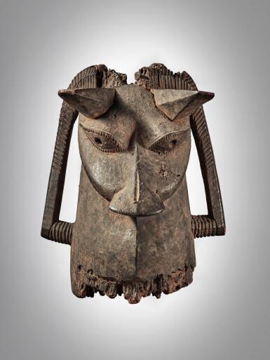 View full screen - View 1 of Lot 83. Yoruba-Owo Head of a Ram, Nigeria.