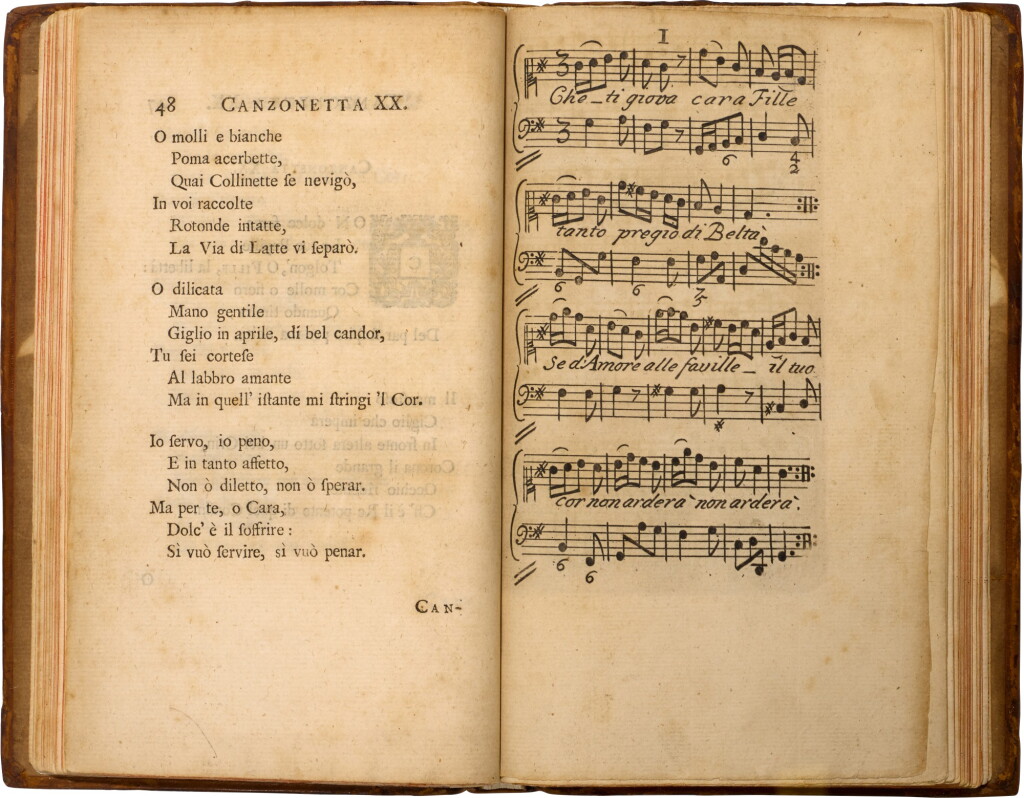 View full screen - View 1 of Lot 101. P. Rolli. Di canzonette e di cantate, 1727.