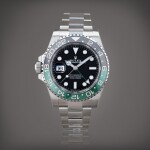 GMT-Master II 'Sprite', reference 126720VTNR Montre bracelet à double fuseau horaire en acier avec date | Stainless steel dual time zone wristwatch with date and bracelet Vers 2022 | Circa 2022
