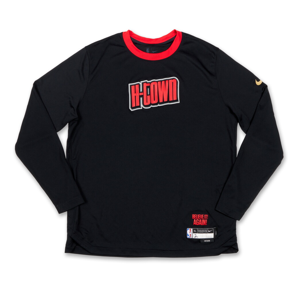 View full screen - View 1 of Lot 219. Jock Landale Houston Rockets City Edition Warmup Set | Probable Wear.