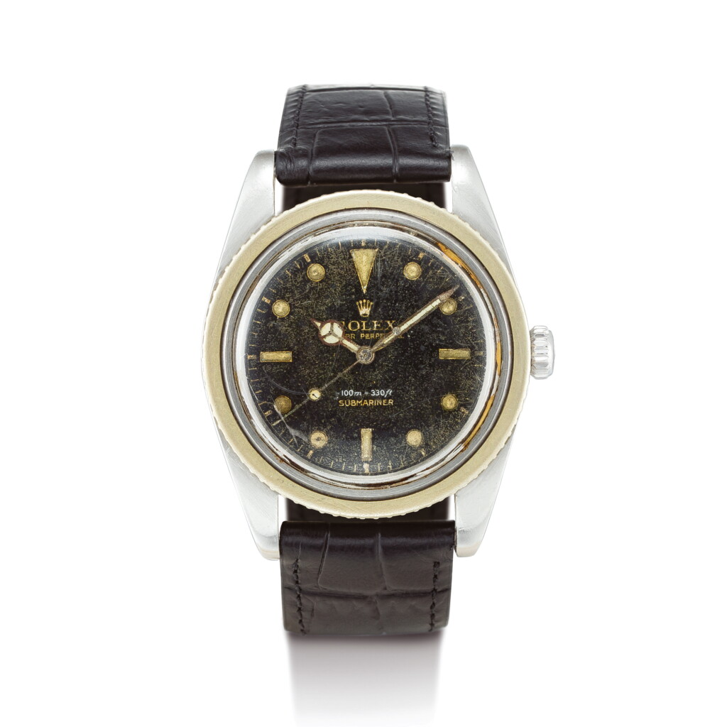 全萤幕检视 - 查看2089ROLEX | SUBMARINER, REFERENCE 5508 A STAINLESS STEEL WRISTWATCH WITH EXCLAMATION DIAL, CIRCA 1962" | 勞力士 | Submariner 型號5508 精鋼腕錶,備感嘆號錶盤,錶殼編號763383,約1962年製"的1