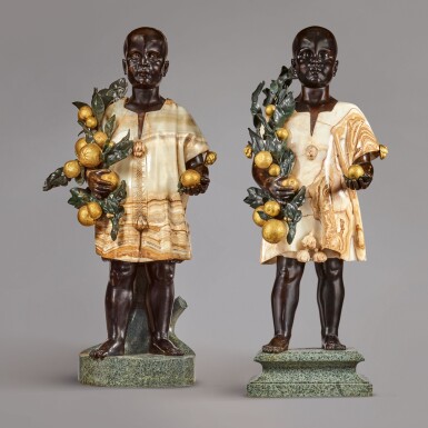 View full screen - View 1 of Lot 8. CHARLES-HENRI-JOSEPH CORDIER (1827 - 1905) FRENCH, THE FIRST SIGNED AND DATED 1856, THE SECOND CIRCA 1873.