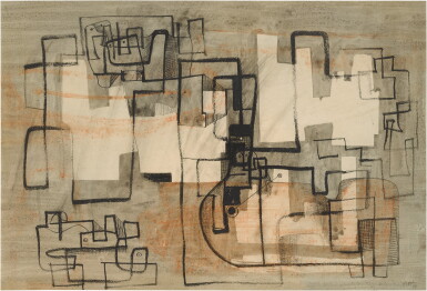View full screen - View 1 of Lot 80. Abstract Drawing.