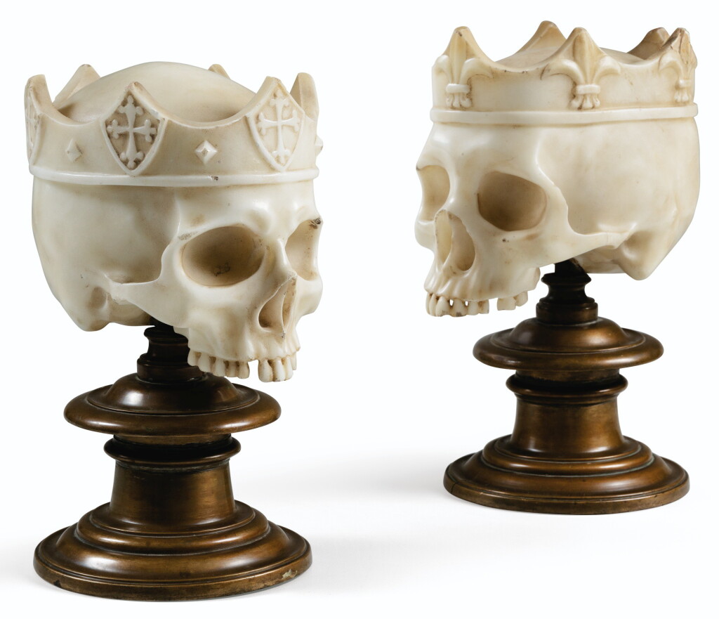 View full screen - View 1 of Lot 41. ITALIAN, TUSCANY, PROBABLY 19TH CENTURY | A PAIR OF VANITAS.