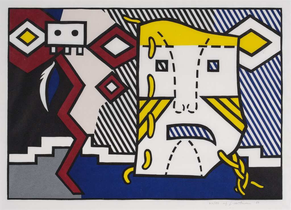 View full screen - View 1 of Lot 87. American Indian Theme V (C. 164).