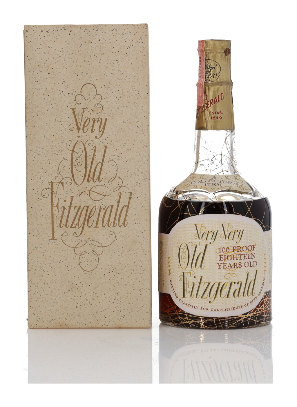 View full screen - View 1 of Lot 1238. Very Very Old Fitzgerald 18 Year Old Bottled In Bond 100 Proof 1951 (1 Bottle 4/5 Quart).