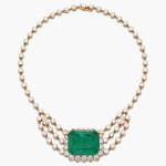 Emerald and Diamond Necklace