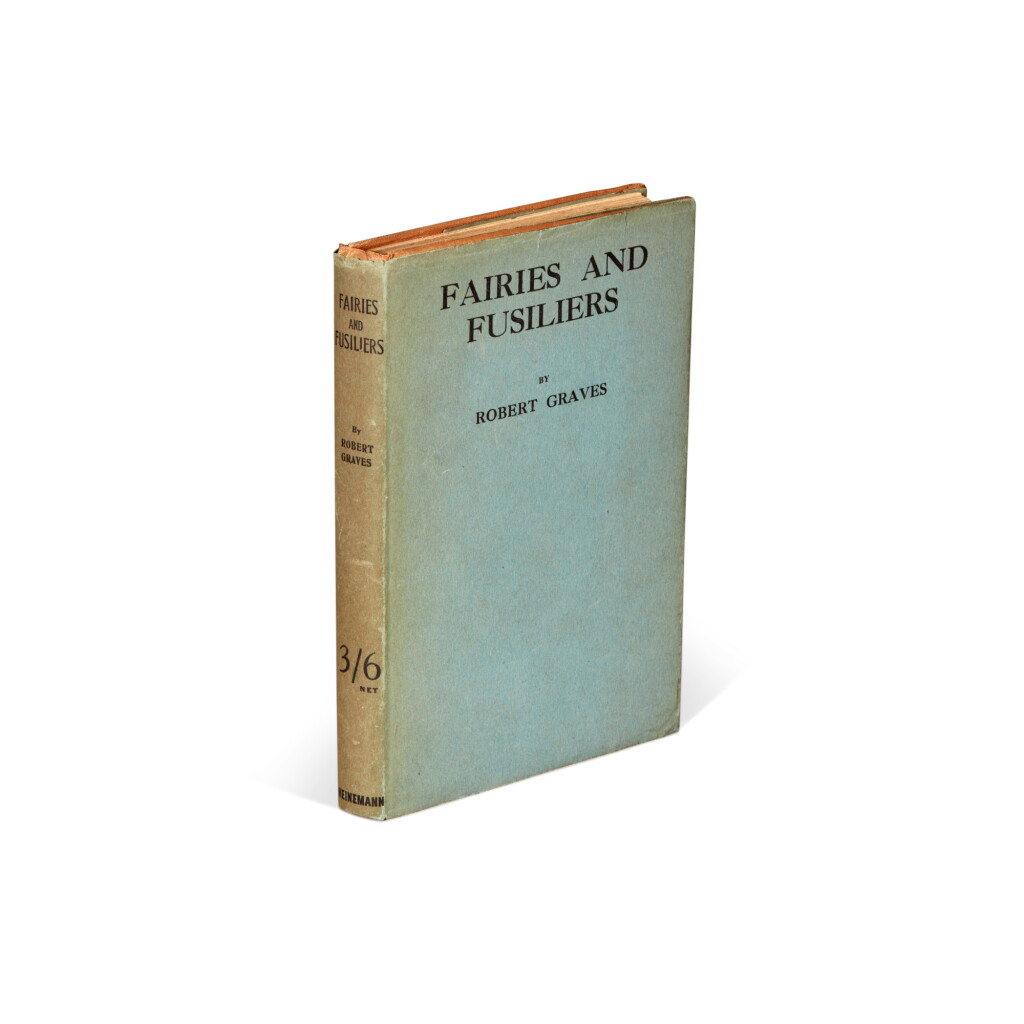 View full screen - View 1 of Lot 336. Robert Graves | Fairies and Fusiliers, London, 1917, first edition, inscribed by the author.