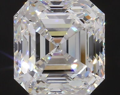 View full screen - View 1 of Lot 8. A 3.04 Carat Square Emerald-Cut Diamond, G Color, VVS2 Clarity.