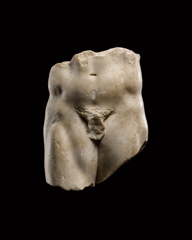 View full screen - View 1 of Lot 150. A Fragmentary Roman Marble Torso of the Hanging Marsyas, circa 1st/2nd Century A.D..