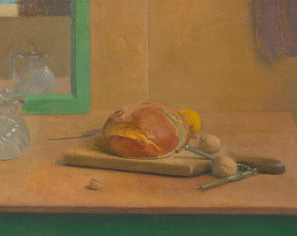 View full screen - View 1 of Lot 670. Still Life with Nutcracker, Walnuts, Bread and Cruet.