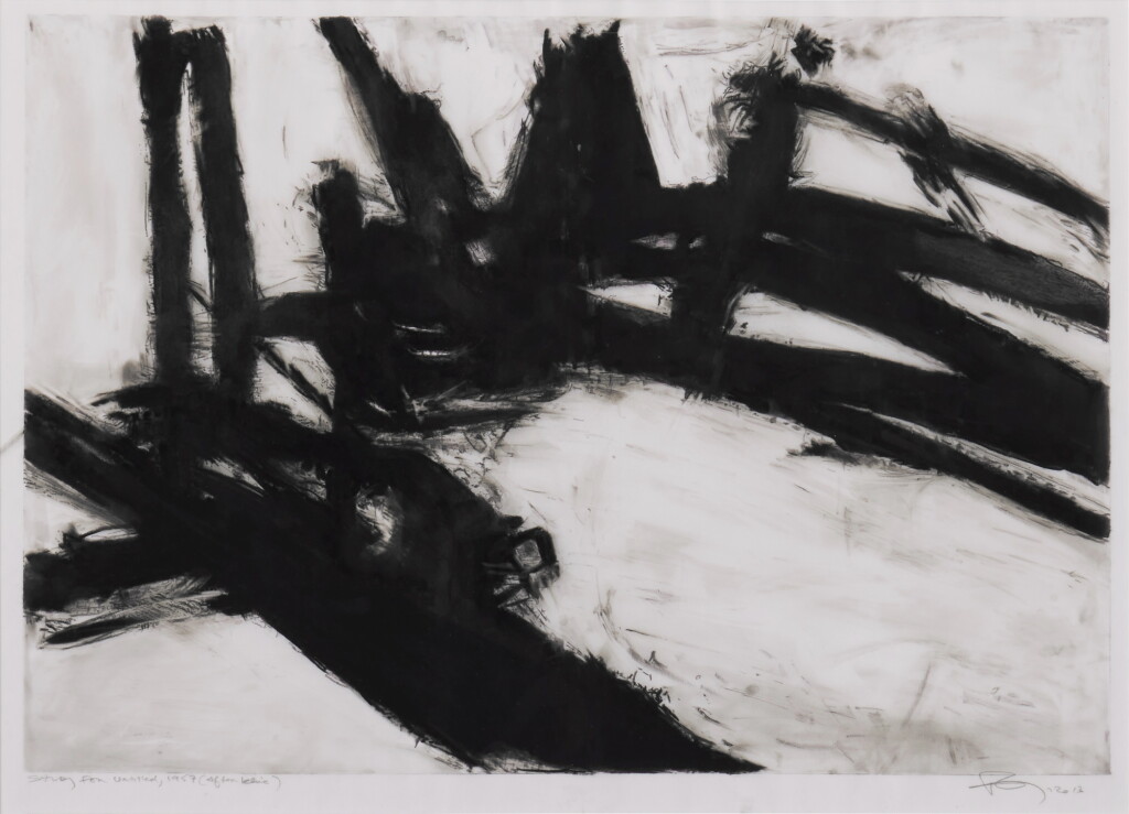 View full screen - View 1 of Lot 103. Study for Untitled (After Kline, 1957).