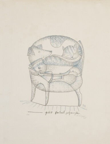 View full screen - View 1 of Lot 28. PETIT FAUTEUIL POLYMORPHE.