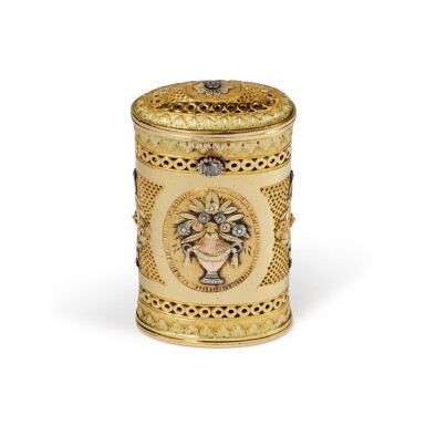 View full screen - View 1 of Lot 170. A Mexican Vari-Color Gold Cheroot Case, Probably Mexico City, Circa 1800.