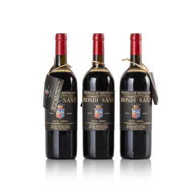 View full screen - View 1 of Lot 649. Brunello di Montalcino 1993 Biondi-Santi (3 BT).