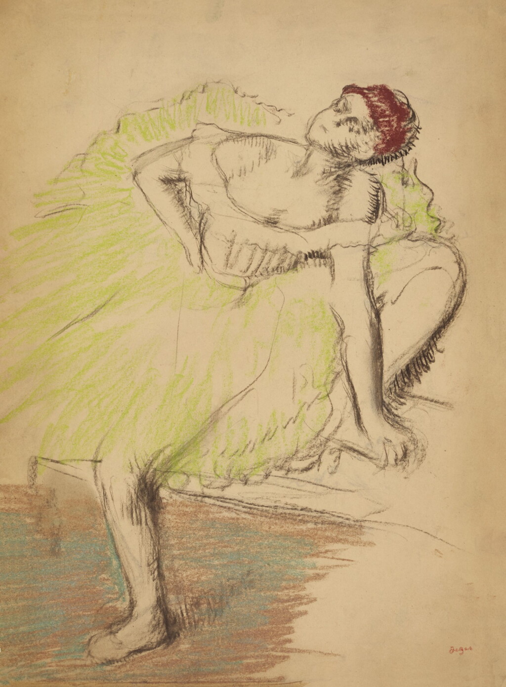 View full screen - View 1 of Lot 489. Danseuse Assise.