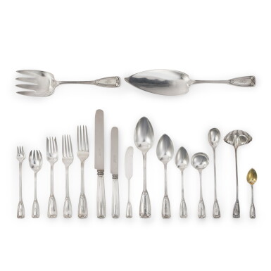 View full screen - View 1 of Lot 149. An American Silver St. Dunstan Pattern Flatware Service, Tiffany & Co., New York, First Half of 20th Century.