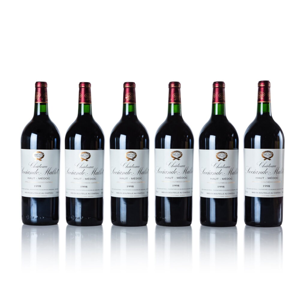 View full screen - View 1 of Lot 174. Château Sociando Mallet 1998 (6 MAG).