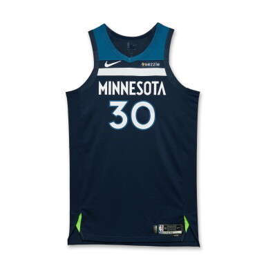 View full screen - View 1 of Lot 14. Julius Randle Minnesota Timberwolves 2025-2026 NBA Game Worn Icon Edition Jersey | Triple-Double | Matched to 2 Games.