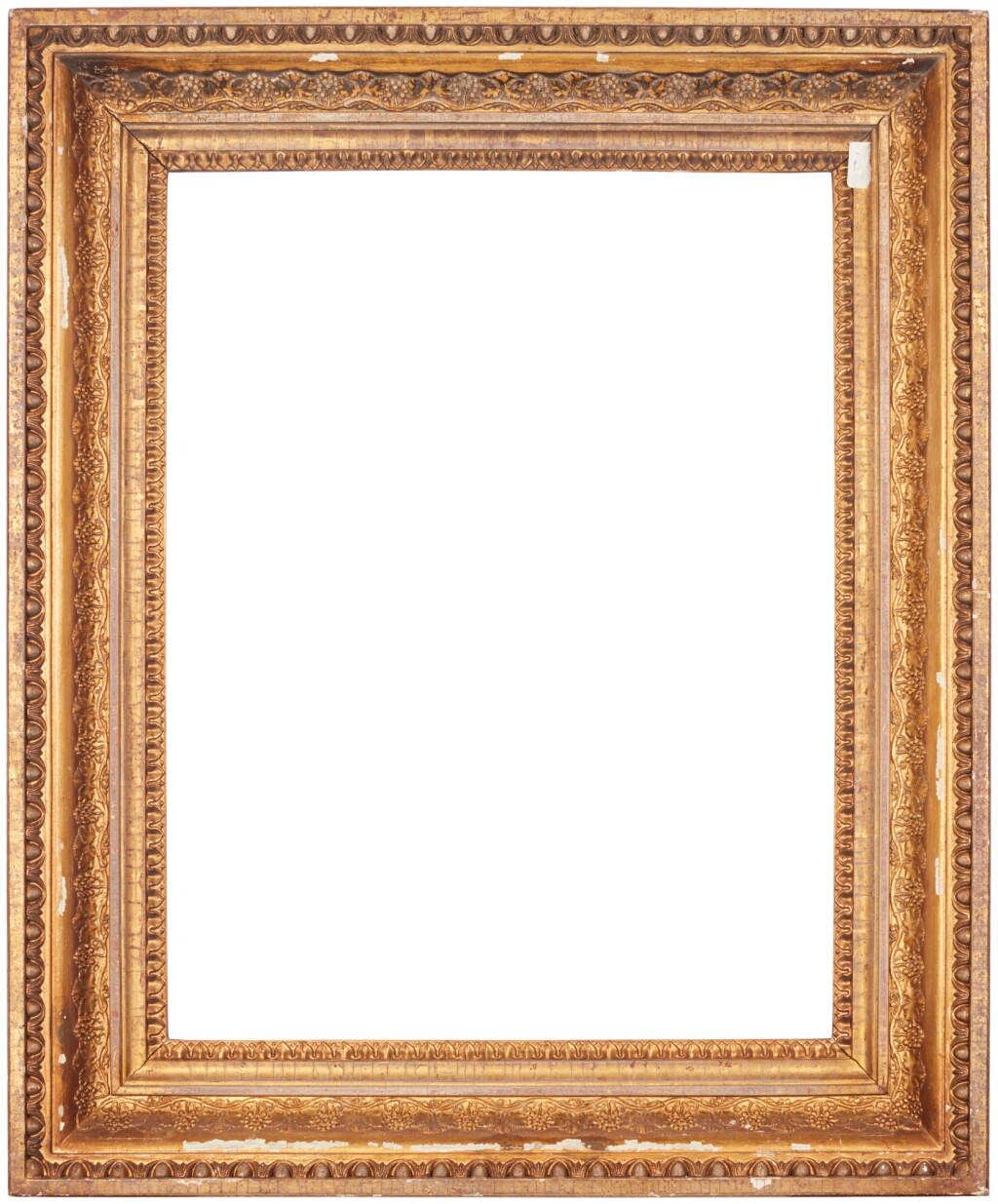 View full screen - View 1 of Lot 66. A 19th century Continental Second Empire giltwood and plaster frame.