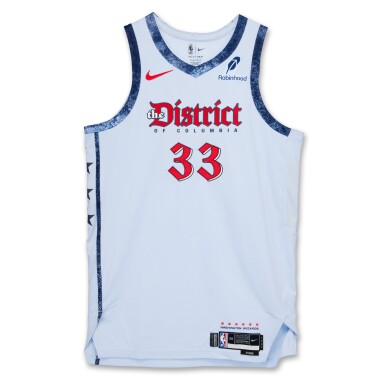 View full screen - View 1 of Lot 223. Kyle Kuzma Washington Wizards 2024-2025 Game Worn City Edition Jersey .
