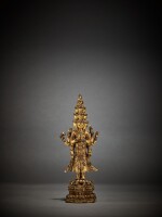 A Gilt Copper Alloy Figure Depicting Avalokiteshvara, Tibet, 15th/16th Century