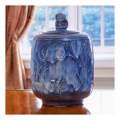 View full screen - View 1 of Lot 119. Covered Jar.