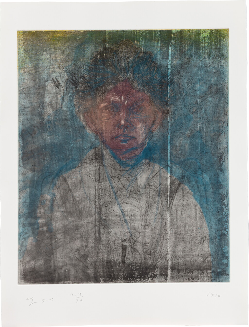 View full screen - View 1 of Lot 402. Nancy Outside in July XIII, XIV, XVII, XIX (Four Works).